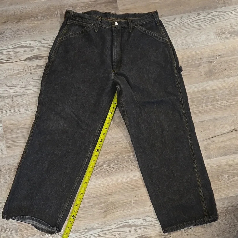 Ralph Lauren Polo Black Carpenter Relaxed Fit Jeans with Classic Design